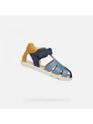 Sandale pentru baieti GEOX SANDAL STEPPIEUP B656PC000CLC0916 ALBASTRU