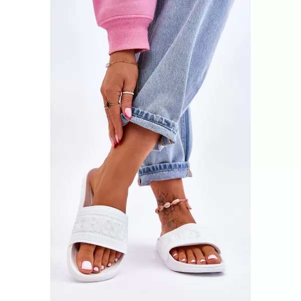  Papuci dama BIG STAR LL274A159 WHITE Pantofi Big Star 