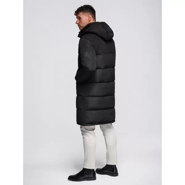  Geaca de iarna pentru barbati OMBRE OM-JALJ-0309 NEGRU 
