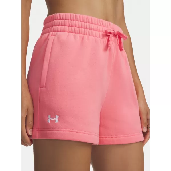  Pantaloni scurți de damă UNDER ARMOUR RIVAL FLEECE SHORT 1382723-600 ROZ 