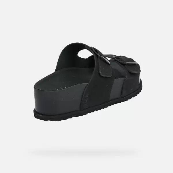  Papuci de damă GEOX SANDYBETT HIGH G012956 NEGRU 