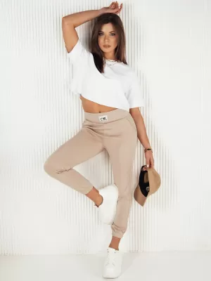 Pantaloni de dama DSTREET UY1808 BEJ
