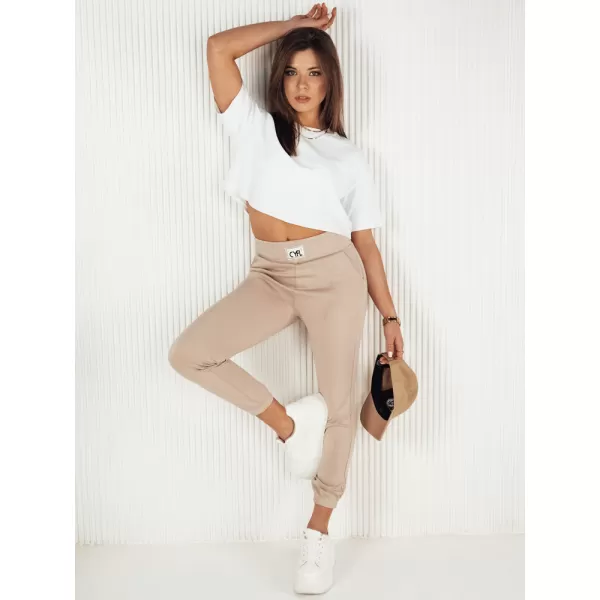  Pantaloni de dama DSTREET UY1808 BEJ 