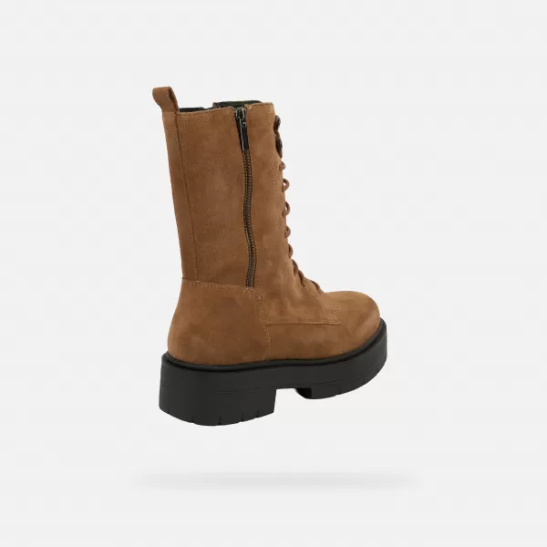  Botine de dama GEOX SPHERICA EC7 G004252 MARO 