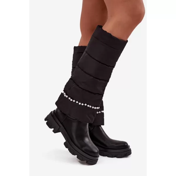 Cizme de dama BOTO IRVETTE 40092 NEGRU 