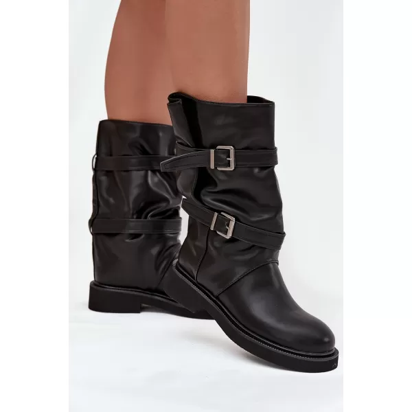  Cizme de dama BOTO HALVESSA 39588 NEGRU 