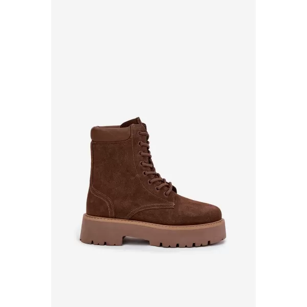  Pantofi dama BIG STAR SS274792 MARO/BEJ Pantofi Big Star 