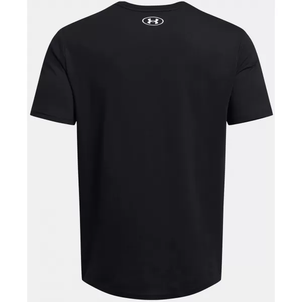  Tricou pentru bărbați UNDER ARMOUR GL FOUNDATION UPDATE SS 1382915-001 NEGRU 