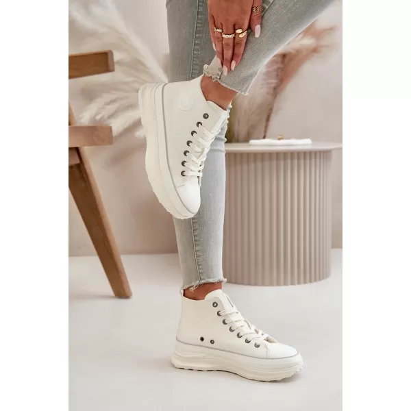  Adidași de damă BIG STAR OO274064 WHITE Pantofi Big Star 