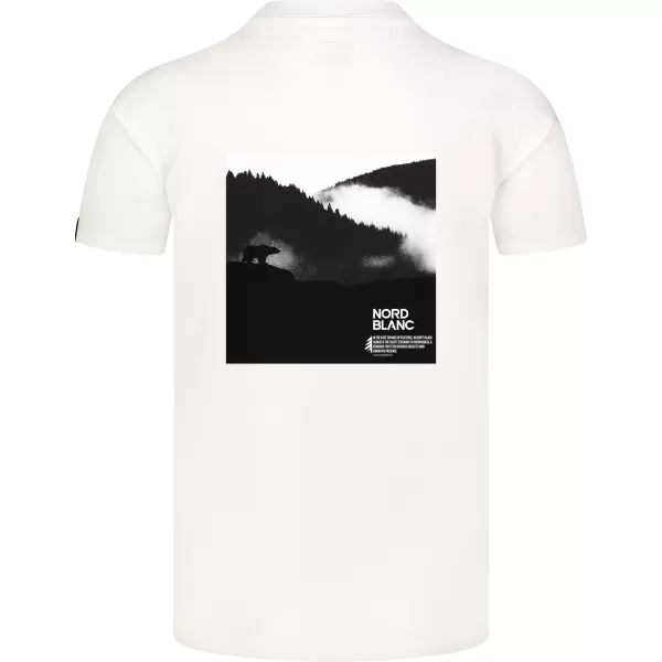  Tricou pentru bărbați NORDBLANC NOTHINGNESS NBSMT8150 ALB 