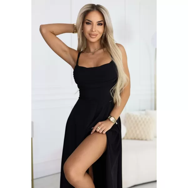  Rochie NUMOCO 589-5 NEGRU 