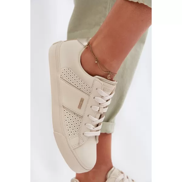  Adidasi de dama BIG STAR TT274292 BEI Pantofi Big Star 