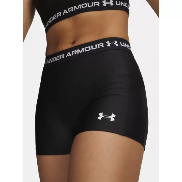  Pantaloni scurți de damă HEATGEAR SHORTY 6010725-008 NEGRU Under Armour 