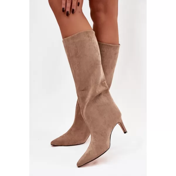  Cizme de dama BOTO JEHLU 40518 BROWN MARO 