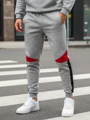 Pantaloni pentru bărbați DSTREET UX3241 GRI DESCHIS