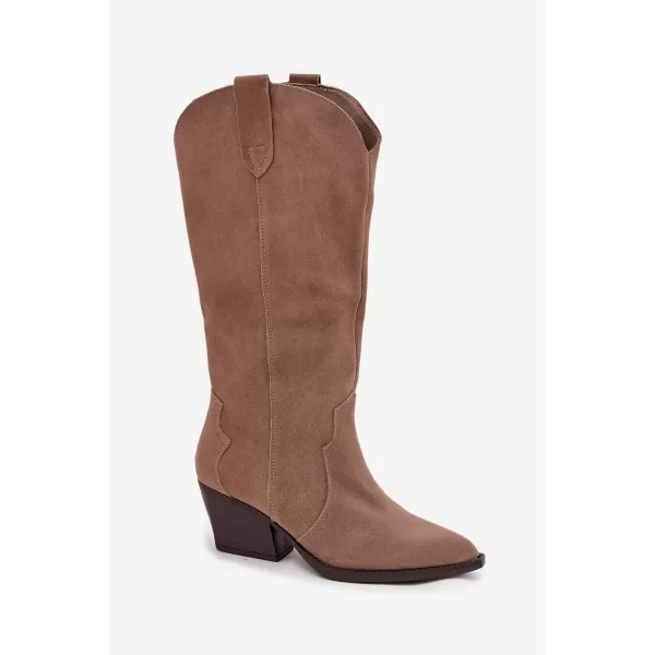  Cizme de dama BOTO URSELLE 40126 KAKI 