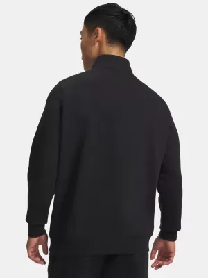 Hanorac pentru bărbați UNDER ARMOUR ICON FLEECE 1/4 ZIP 6012710-001 NEGRU