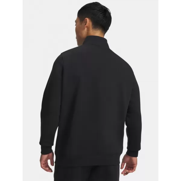  Hanorac pentru bărbați UNDER ARMOUR ICON FLEECE 1/4 ZIP 6012710-001 NEGRU 