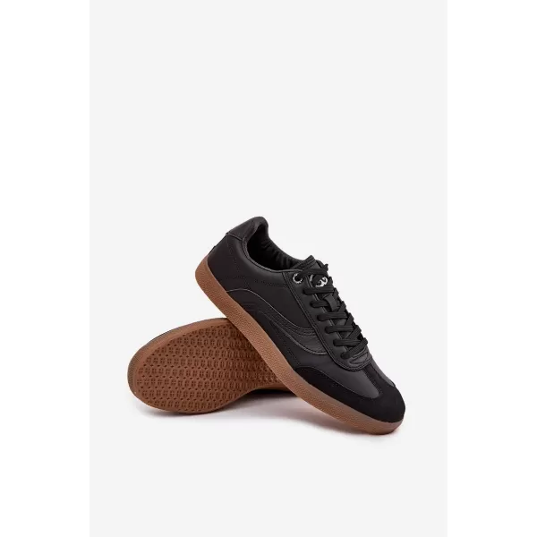 Adidași pentru bărbați LEE LIAN 50253045 NEGRU 
