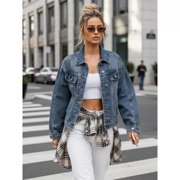  Geaca de dama DSTREET TY5632 ALBASTRU 