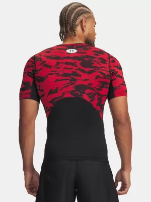 Tricou pentru bărbați UNDER ARMOUR HG PRINTED SS 6009657-002 NEGRU