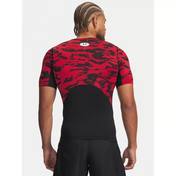  Tricou pentru bărbați UNDER ARMOUR HG PRINTED SS 6009657-002 NEGRU 