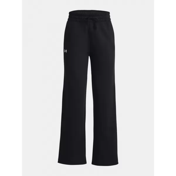  Pantaloni sport de damă UNDER ARMOUR RIVAL FLC STRAIGHT PANT 1381847-001 NEGRU 