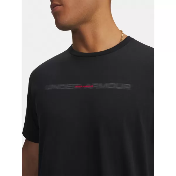  Tricou pentru bărbați UNDER ARMOUR M BLUR WM SS 6009248-001 NEGRU 