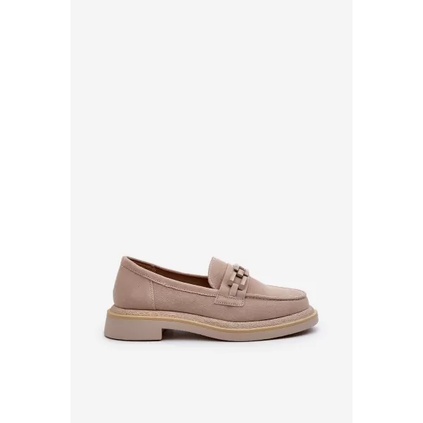  Mocasini de dama S.BARSKI HX52-222 BEJ 