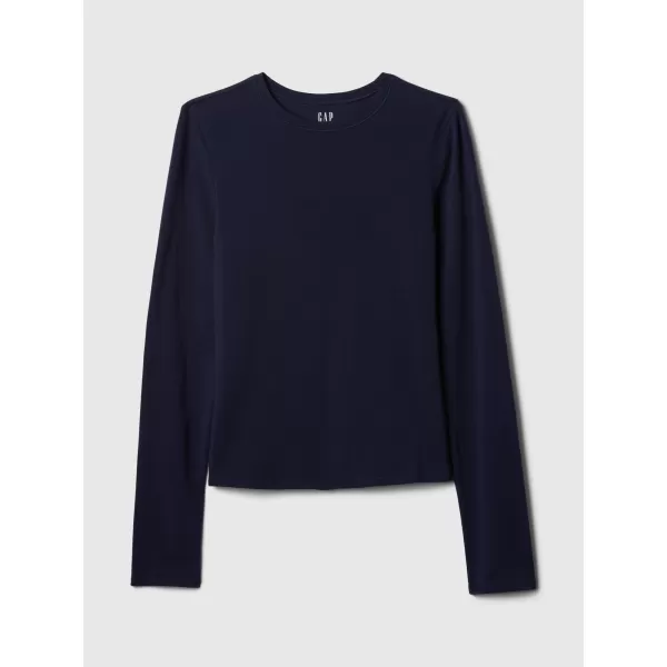  Tricou pentru femei GAP CREW LONGSLEEVE TEE 544344-09 UNIFORMA MARINEI 