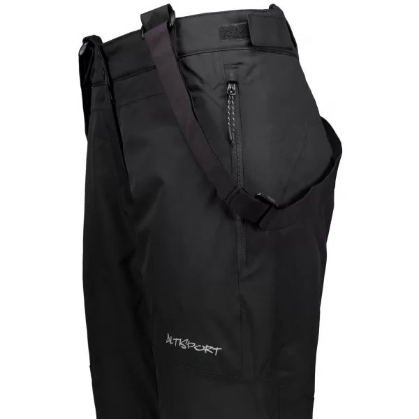  Pantaloni de schi pentru femei ALTISPORT KROTA NEGRU 