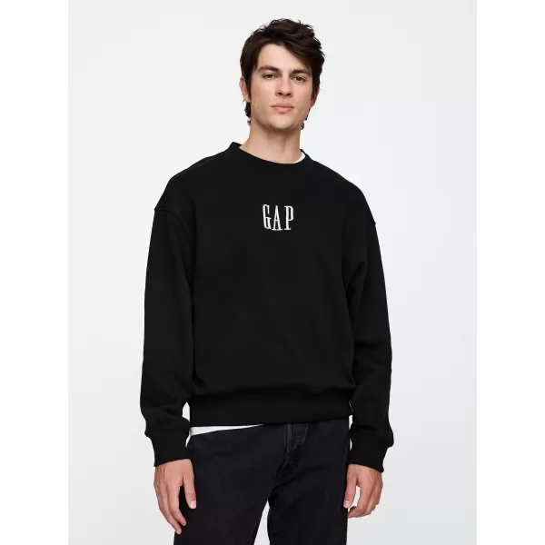  Hanorac pentru bărbați GAP CORP LOGO SWEATSHIRT 648026-10 NEGRU ADEVĂRAT 