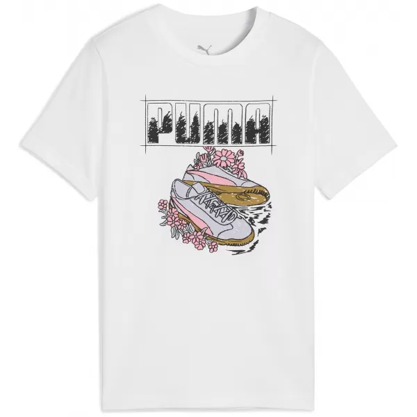  Tricou pentru copii PUMA GRAPHIC TEE 688496-02 PUMA ALB 