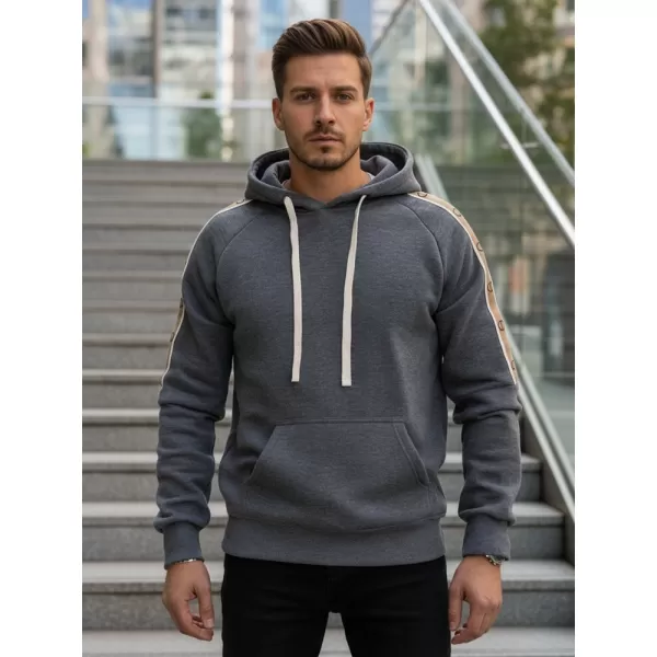  Hanorac pentru bărbați DSTREET BX5945 GRI 