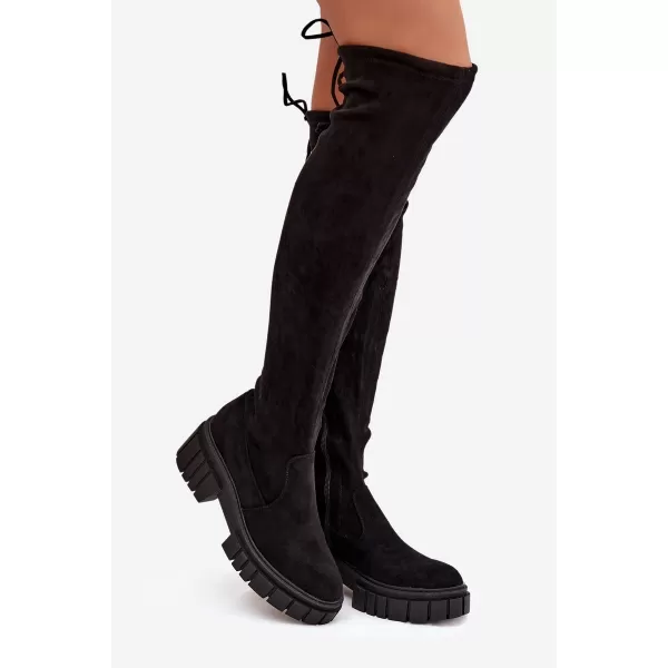  Pantofi de dama BOTO CHEERA 21449 NEGRU 