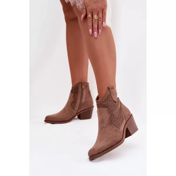  Pantofi de dama S.BARSKI HY61-8013 CAFEA 