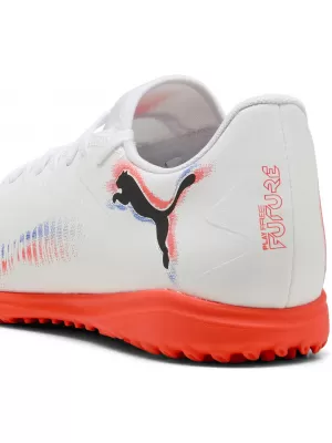 Cizme PUMA FUTURE 8 PLAY TT 108605-01 WHITE/ ALB/NEGRU PUMA/ROȘU STRĂLUCITOR