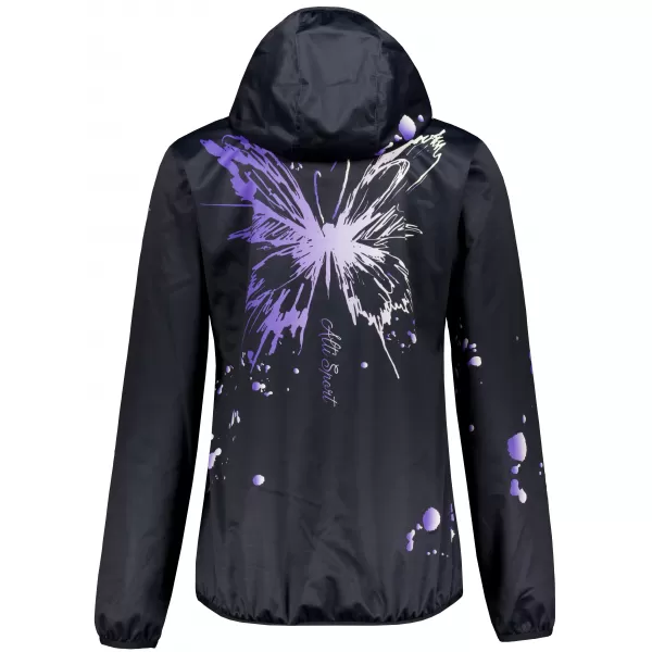  Jachetă softshell premium pentru femei ALTISPORT VOJ/ALW077JACK01 NEGRU/VIOLET 