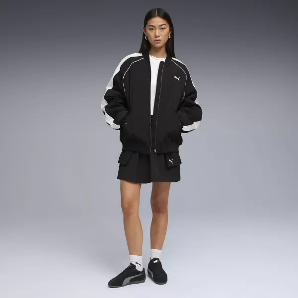  Fusta de dama PUMA WARDROBE ESS WV CARGO SKIRT 634584_01 PUMA NEGRU 
