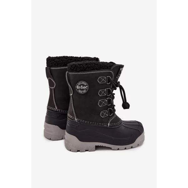  Pantofi de iarna pentru copii LEE COOPER LCJ-25-44-3943K NEGRU 