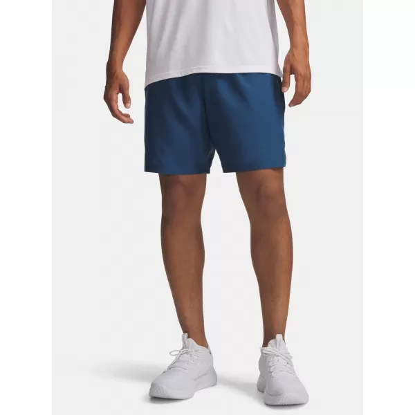  Pantaloni scurți pentru bărbați UNDER ARMOUR UA TECH WOVEN WORDMARK SHORT 1383356-498 ALBASTRU 