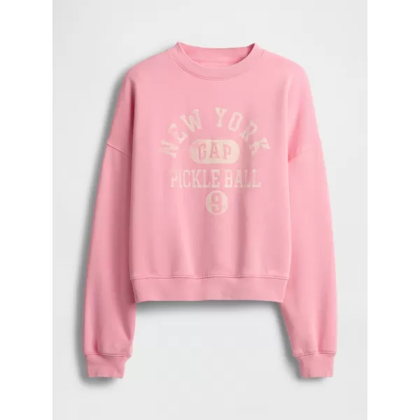  Hanorac de dama GAP LOGO SWEATSHIRT 548299-20 POATE ROZ 