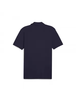 Tricou pentru bărbați cu guler PUMA TEAMGOAL CASUALS POLO 658605_06 PUMA NAVY/PUMA ALB