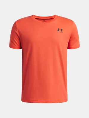 Tricou băieți UNDER ARMOUR B SPORTSTYLE LC SS 1389962-690 ROŞU