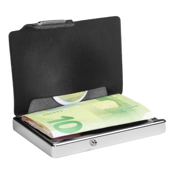  Portofel MONDRAGHI Silhouette Edelweiss NEGRU 