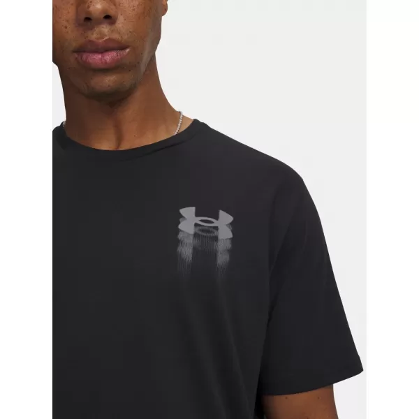  Tricou pentru bărbați UNDER ARMOUR M BLUR LOGO SS 6009245-001 NEGRU 
