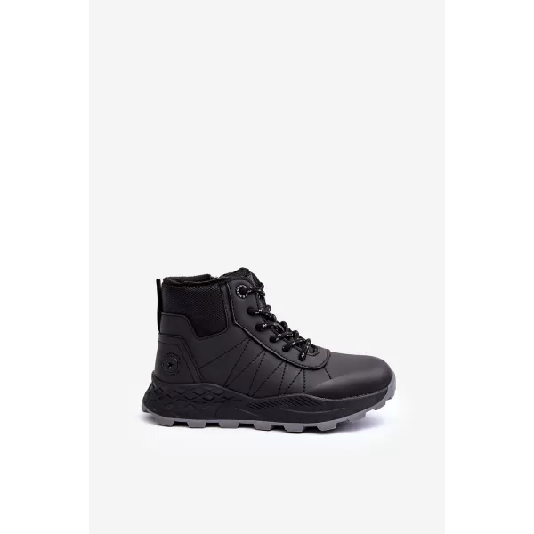  Pantofi de iarna copii BIG STAR MM374203 NEGRI Pantofi Big Star 