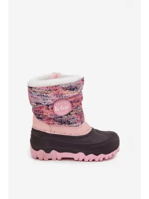 Pantofi de iarna pentru copii LEE COOPER LCJ-25-10-3770 ROZ