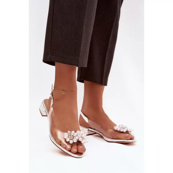  Sandale de dama D&A MR52-229 ARGINT 