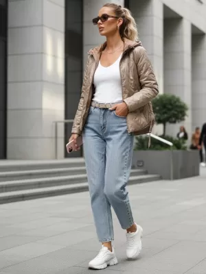 Geaca de dama DSTREET TY5633 CARAMEL